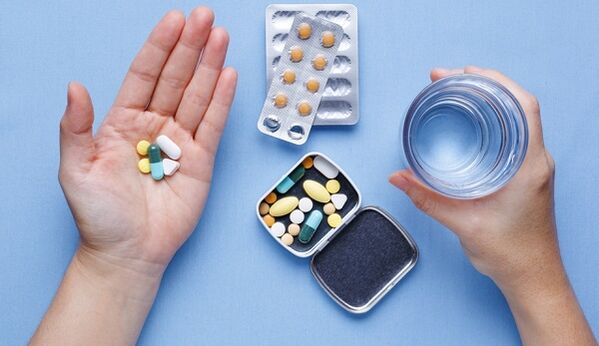 He takes pills for toenail fungus